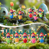 Clown Figurines Clown Figure Doll Circle Statues For Kids & Adults For Halloween Ornaments Display Home Table Desk Decor Circus Cake Toppers Party Favors (25 Pcs)