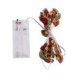 Watermelon Decor String Lights,20 Led Watermelon Copper String Lights,Battery Operated Fairy Lights For Christmas Party