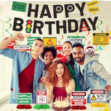 Driver License Birthday Party Decorations - 14Pcs 16Th Birthday Banner With Hanging Swirls Party Decoration Boys Car Theme Honeycomb Centerpieces Decor For Boys