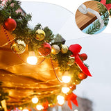 150Pcs Christmas Light Clips Outdoor Plastic Gutter Hooks Christmas Lights Hooks For Hanging Weatherproof Holiday Light Clips For Christmas Decoration (White)