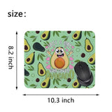 Avocado Lover Gift For Women Just A Girl Who Loves Avocado Rectangle Avocado Fruit Gaming Computer Mouse Pad Friendship Gifts For Best Friend (Loves Avocado Mp)
