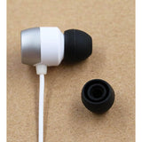 Eartip For Lg Hbs Series Wireless Earphone, Sml & Double Flange Silicone Replacement Earbud Gel Tip, Fit For Lg Hbs-750 770 800 810 900 910 Tone Pro Ultra Plus Infinim [4 Pair] (Black)