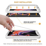 (2 Pack) Designed For Samsung Galaxy Note 9 Tempered Glass Screen Protector With (Easy Installation Tray) Anti Scratch, Bubble Free (Black)