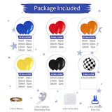 153PCS Race Car Balloon Arch Kit for Racing Theme & Monster Party Decorations