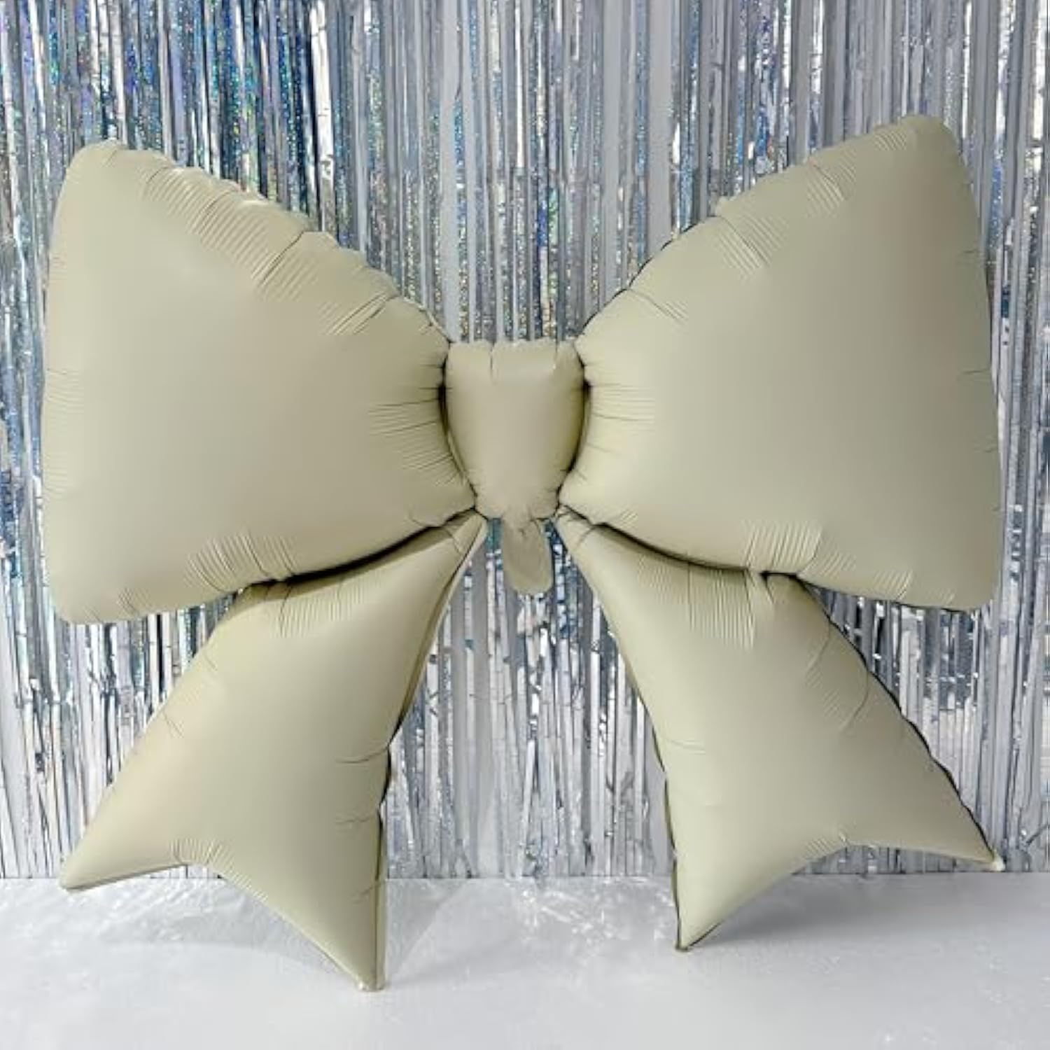 4Pc Giant White Bow Balloons (38") Coquette, Wedding, & Minimalist Party Decor