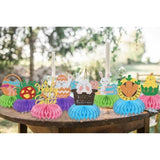 8 Pcs Easter Centerpieces For Tables Easter Honeycomb Centerpieces Easter Table Decorations Bunny Party Decorations Spring Festival Party Supplies