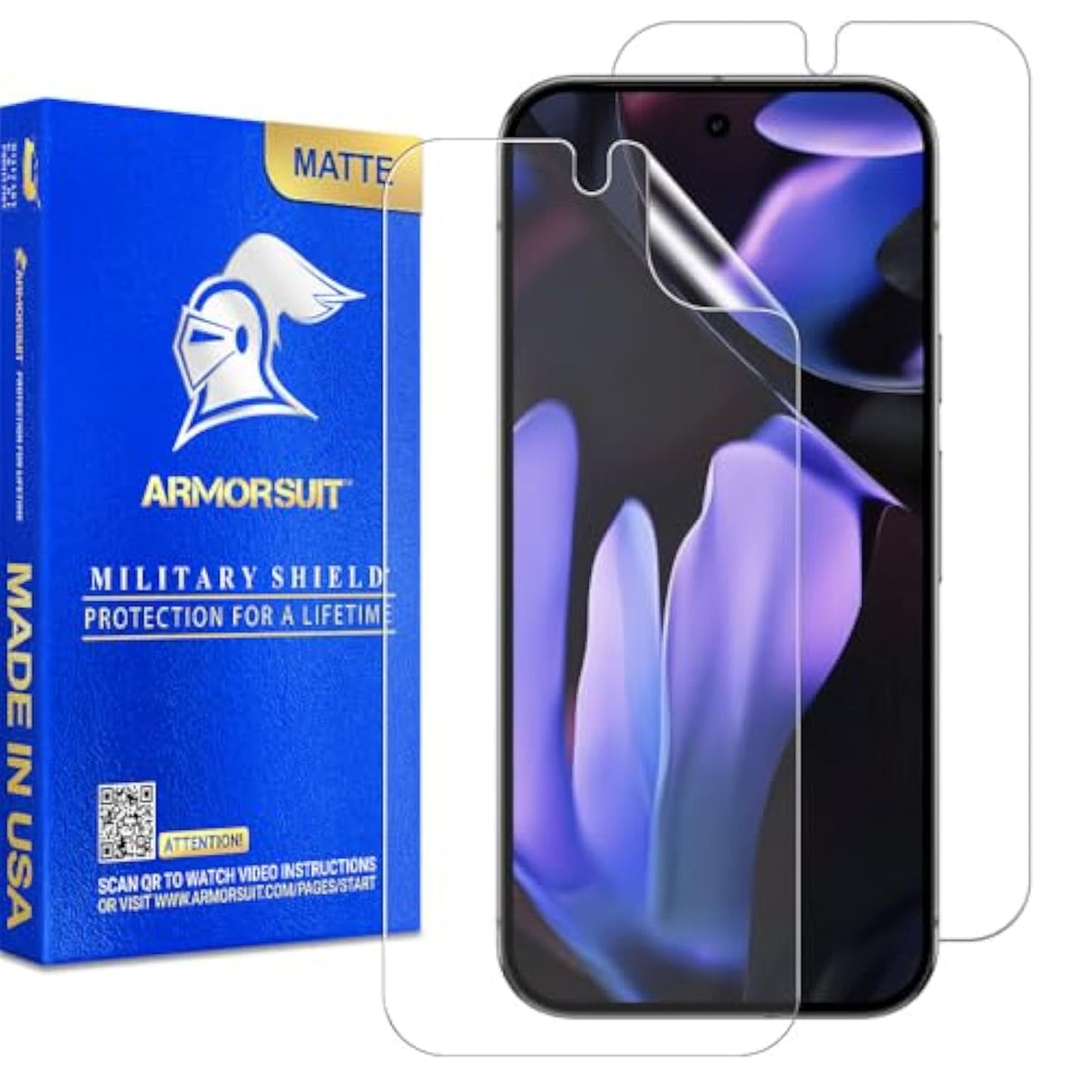 ArmorSuit 2 Pack Paper-Feel Texture Screen Protector for Google Pixel 9 Pro XL Screen Protector Case Friendly MilitaryShield Matte Film - Made in USA