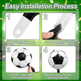 6PCS Soccer Balloons Large Trophy Mylar Balloons