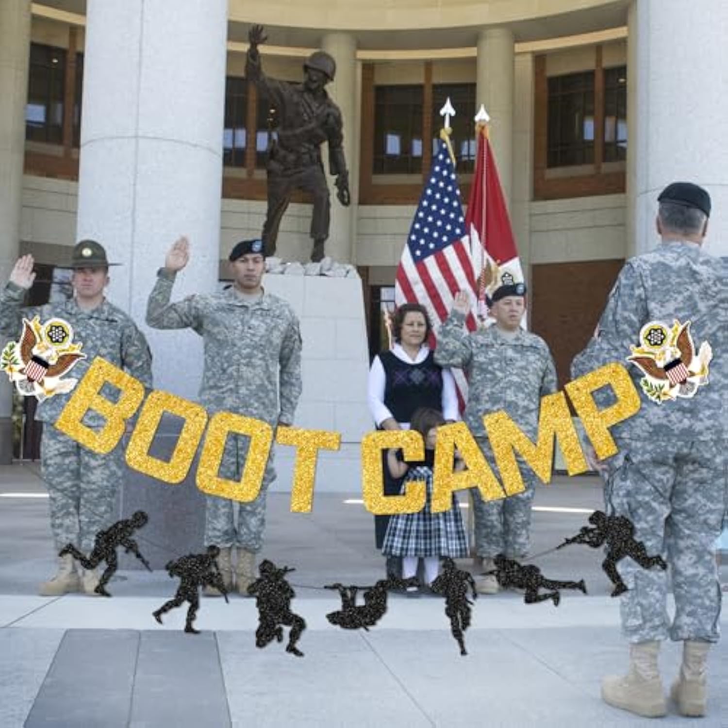 Boot Camp Army Banner – Army Themed Birthday Party Decorations