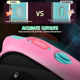 ?2 Pack? Hard Pc Case For Verizon Gizmo Watch 3 Built-In Tempered Glass Screen Protector, Easy To Install, Ultra Slim, For Gizmo Watch 3 - Pink