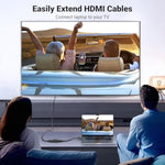 Ugreen Hdmi Coupler 2 Pack, 4K@60Hz Female To Female Adapter Hdmi 2.0 Extender For Hdmi Cables 3D Connector Compatible With Hdtv Roku Tv Stick Chromecast Nintendo Switch Xbox Ps5/4 Laptop Pc Projector