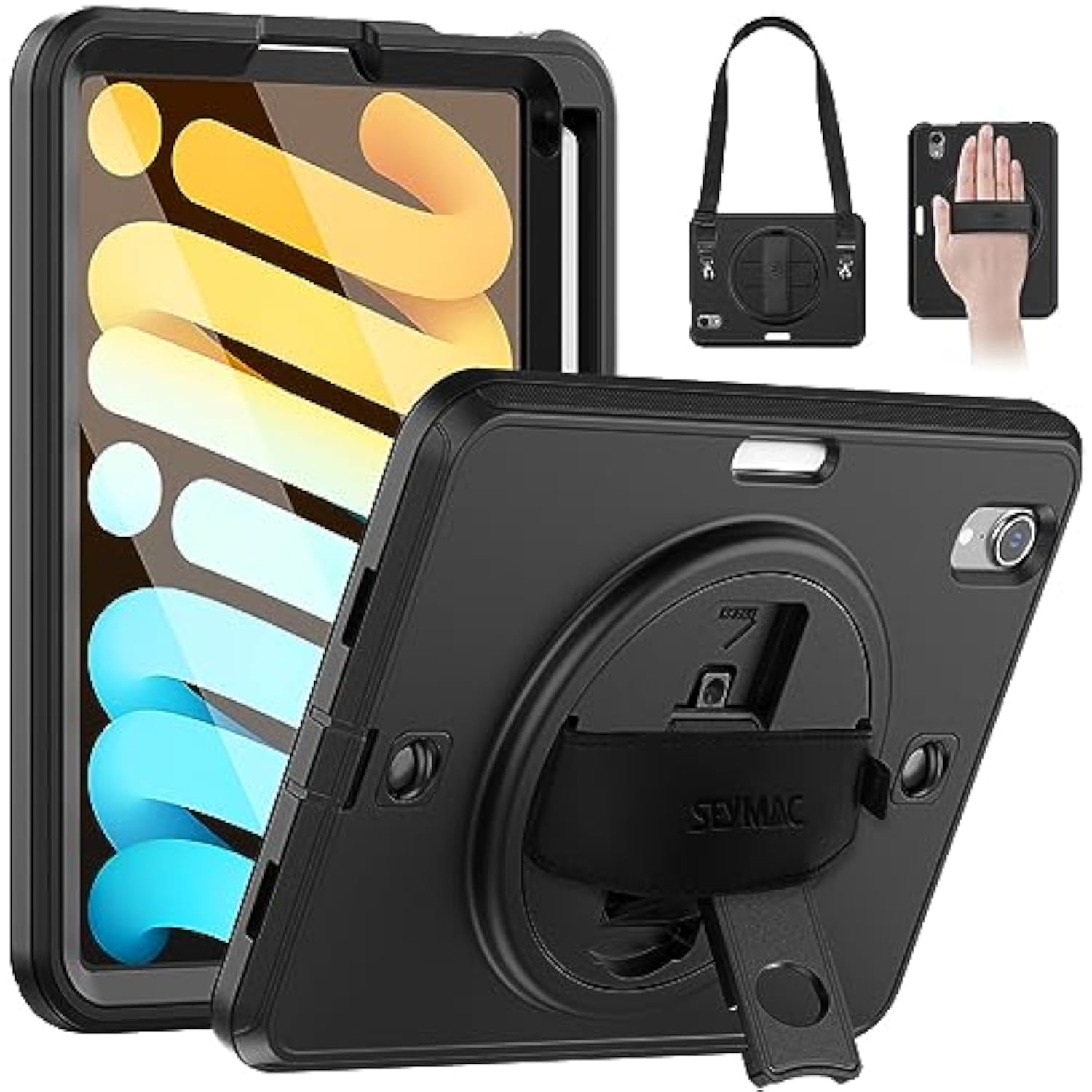 Ipad Mini 6 Case 2021 Mini 6Th Generation Case, Shockproof Protective Mini 6 K