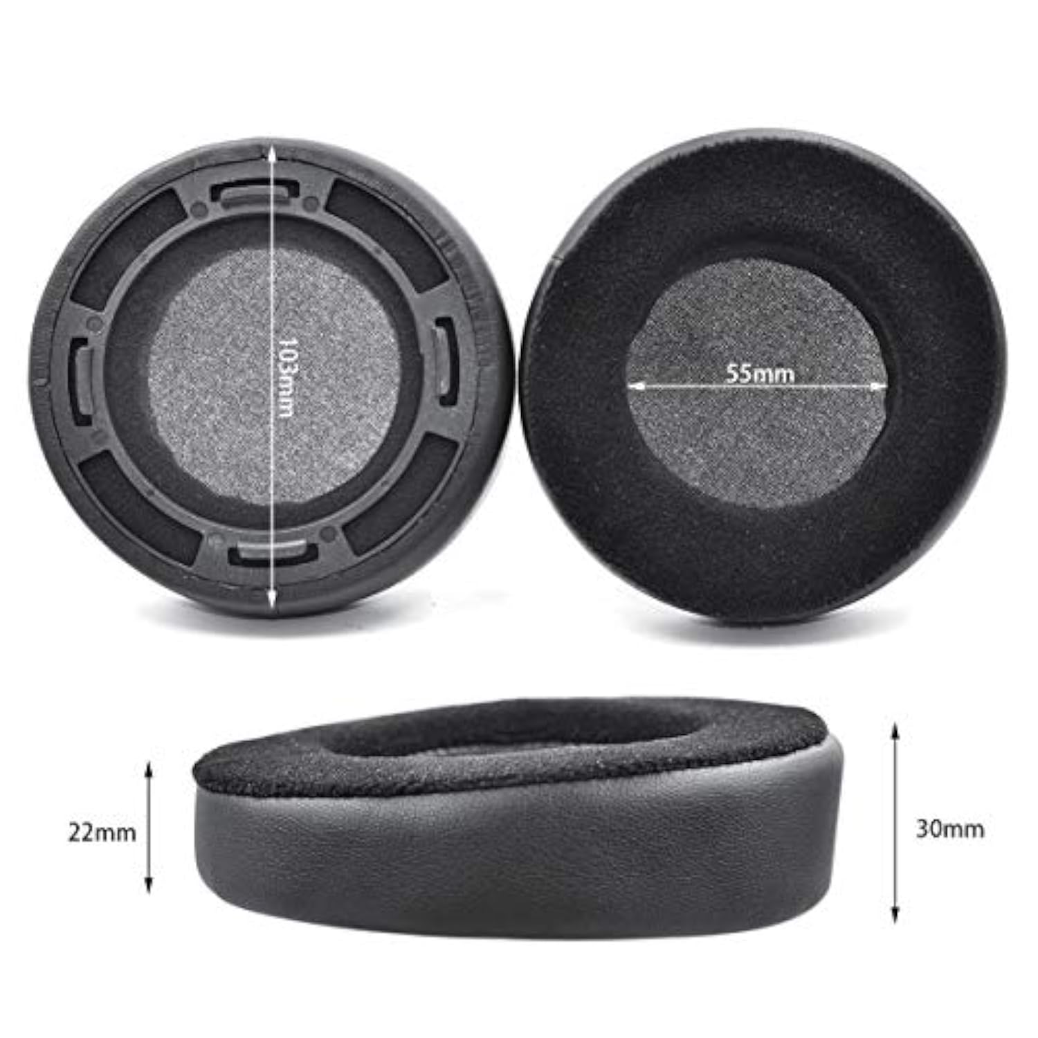 Sundara Replacement Earpad Velvet Leatherette And Soft Foam Ear Pads Compatible With Hifiman Sundara He400 He400Se 400I 400S He560 560I He500 300 350 He3 5 6 Headphones