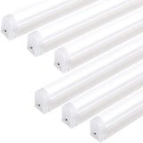 6 Pack 4FT LED Shop Lights 30W 4500LM Tunable Garage Ceiling Lighting for Workshop Warehouse Basement