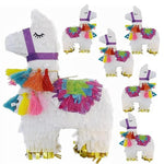 Mini Llama Pinatas 6 Pack - Small Birthday Pinata Party Favors For Adults & Kids - Cinco De Mayo, Gender Reveal & Mexican Fiesta Party Decorations