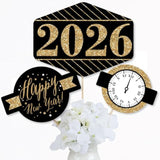 15-Piece Gold New Years Eve 2026 Centerpiece Sticks Table Toppers