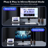 4K Mini Displayport To Hdmi Cablealuminum Shell, Nylon Braided Uhd Thunderbolt