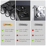 3x2 Pack Camera Lens Protector for iPhone 16/14 Pro Max with Alignment Kit