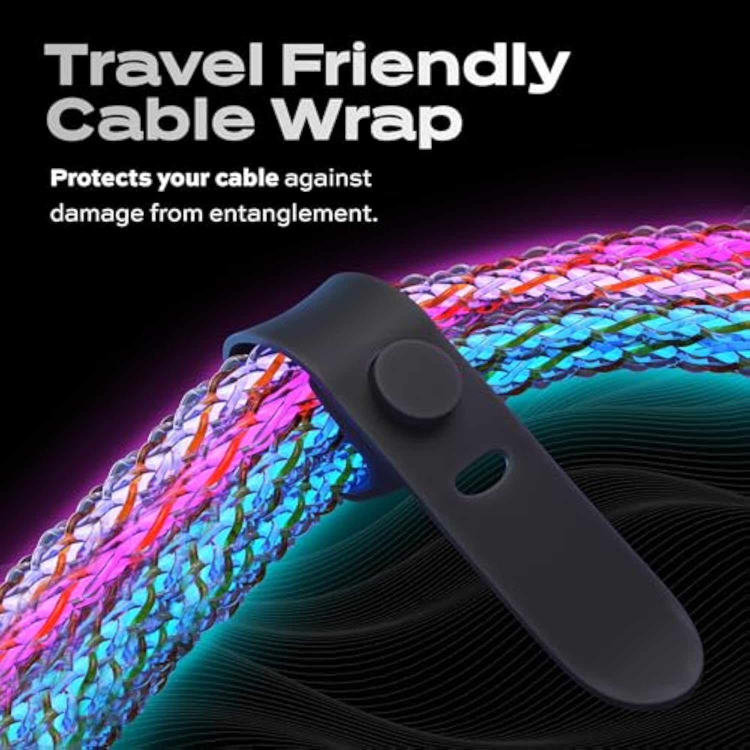 Light Up Charger Cable - Globright Braided Led Charging Cable, Glowing Fast Ch