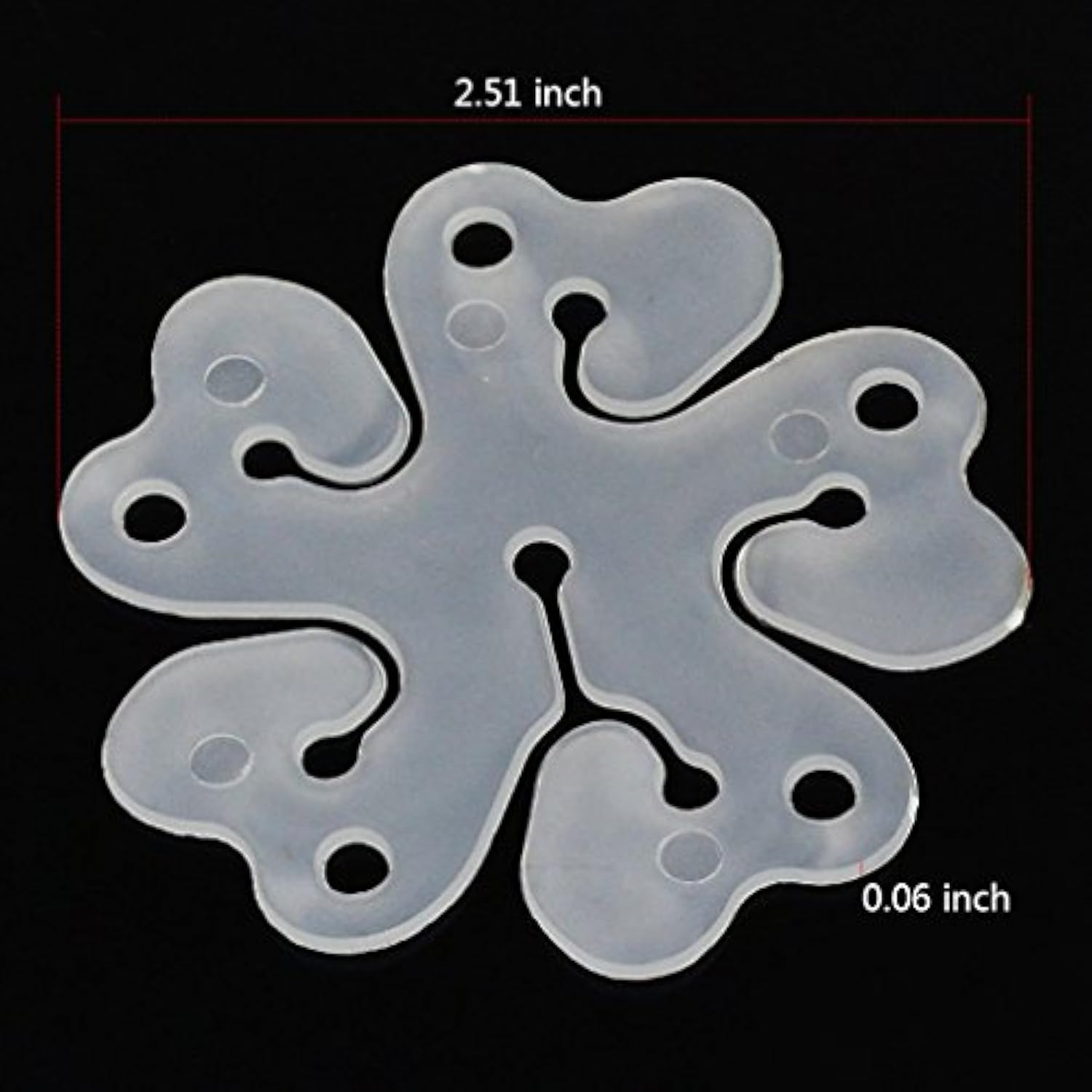50 Pcs Portable Flower Shape Balloon Clips Holder For Wedding Event Decorations Birthday Party Supplies