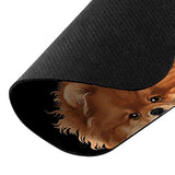Non-Slip Rectangle Mousepad, Red Teacup Pomeranian Dog Mouse Pad For Home, Office And Gaming Desk