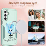 For Samsung Galaxy A16 5G Phone Case - Compatible With Magsafe Women Girls Cute Magnetic Protective Cover Cool Kawaii Girly Unique Cat Heavy Duty Shockproof Design For Samsung A16 5G Case