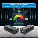 Intellinet Gigabit Ultra Poe Injector Poe+ - Up To 60W Ultra Power Supply, 10/100/1000 Mbps, Ieee 802.3Af/802.3At Compliant, Metal Housing 3 Yr Mfg - 561235
