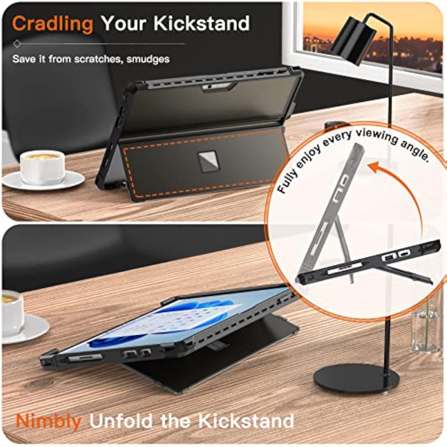 MoKo Case for Microsoft Surface Pro 7 Plus/Pro7/Pro 6/Pro 5/Pro 4/ LTE - All-i