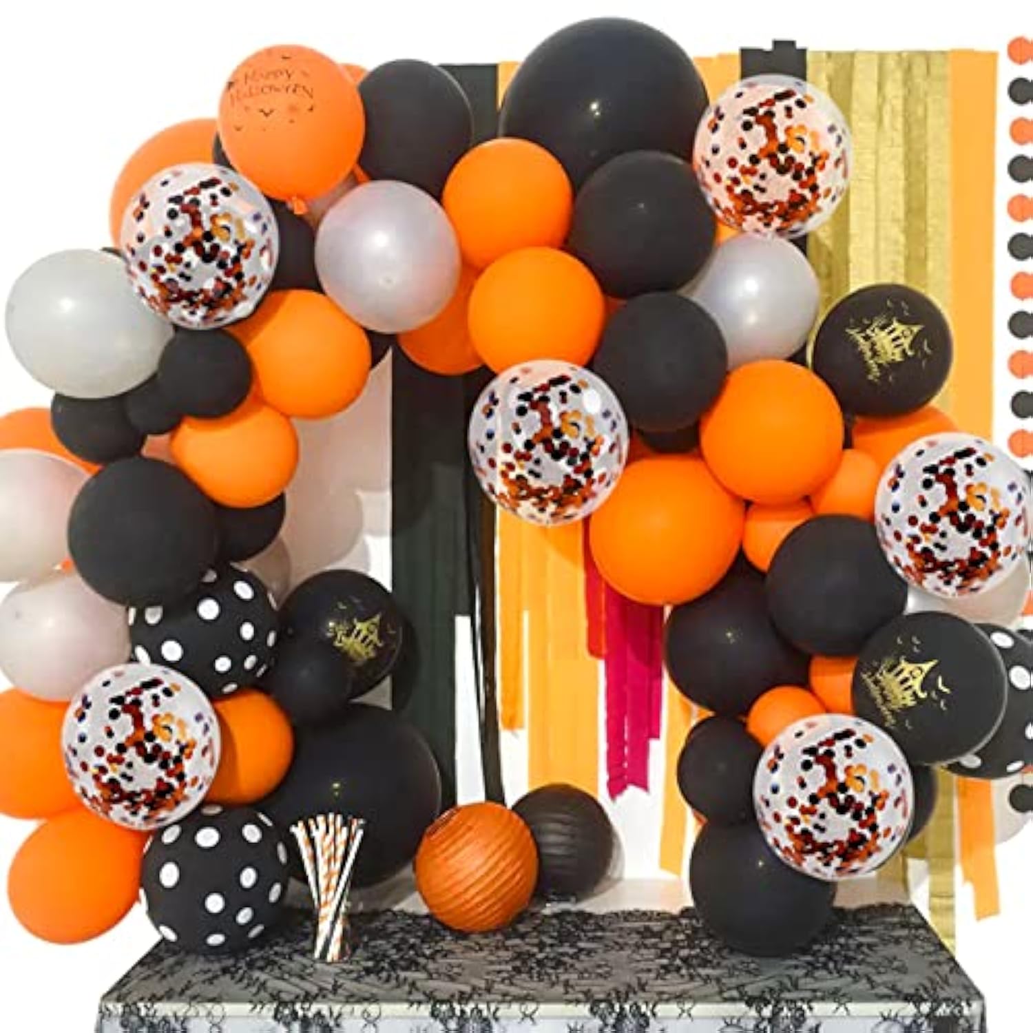 range Balloons 100Pack 12Inch Thick Latex Helium Balloons for Halloween Birthday Party Decor