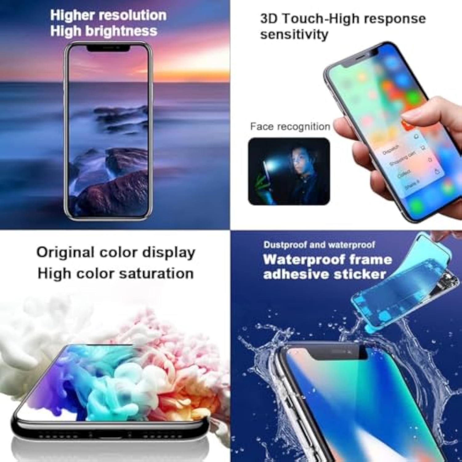 iPhone 11 6.1 Inch LCD Screen Replacement with Tools and Protector
