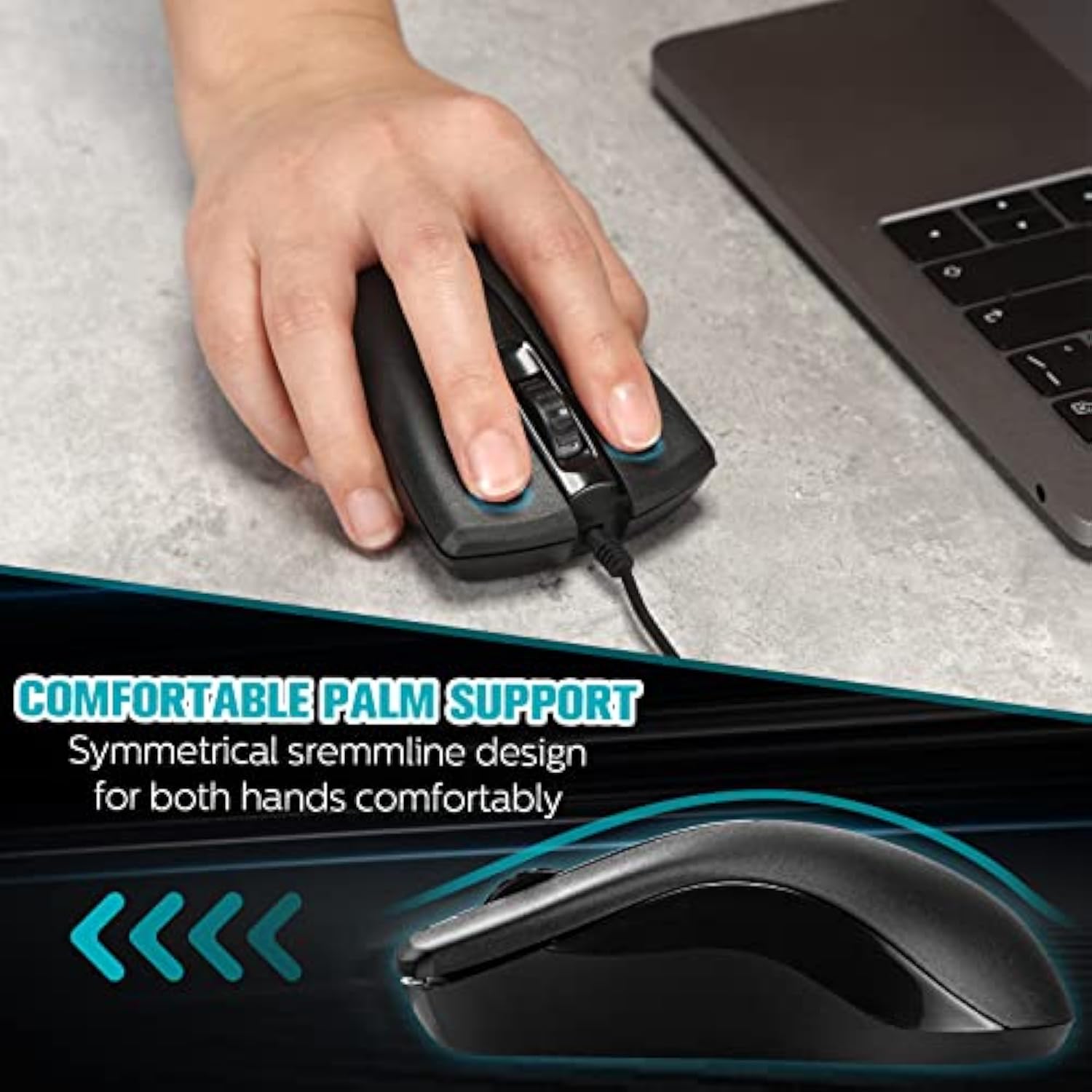 12 Pcs Usb Wired Keyboard And Mouse 6 Wired Mouse 6 Corded Full Size Keyboard For School Office Home Compatible With Computer/Laptop/Windows/Pc/Desktop
