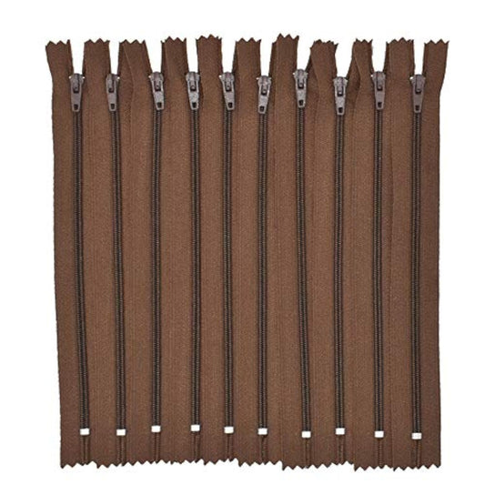 100Pcs 9Inch Nylon Coil Zippers Bulk For Tailor Sewer Sewing Crafts Cr
