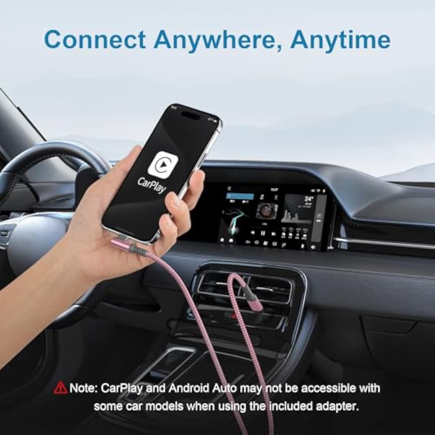 Usb C To Usbc 100W Charger Cable 10Ft With Usb Adapter,90 Degree Fast Pd Car Charging Cord For Iphone 16 15 Plus Pro Max,Airpods 4,Macbook,Ipad 10 Air 4 5 Mini 7Th 6Th Gen,Galaxy S25 S24