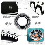 20PCS Race Car Balloons Wheel Tire Checkered Garland for Racing Birthday Party Decor