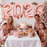 40 Inch Rose Gold 2026 Foil Balloons Party Supplies Graduation New Year