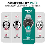 SUPCASE for Samsung Galaxy Watch 4 Classic Band with Case 46mm (Unicorn Beetle Pro), [Military-Grade Protection] Heavy Duty Cover with Adjustable Strap Band for Galaxy Watch 4 Classic, FrostBlack