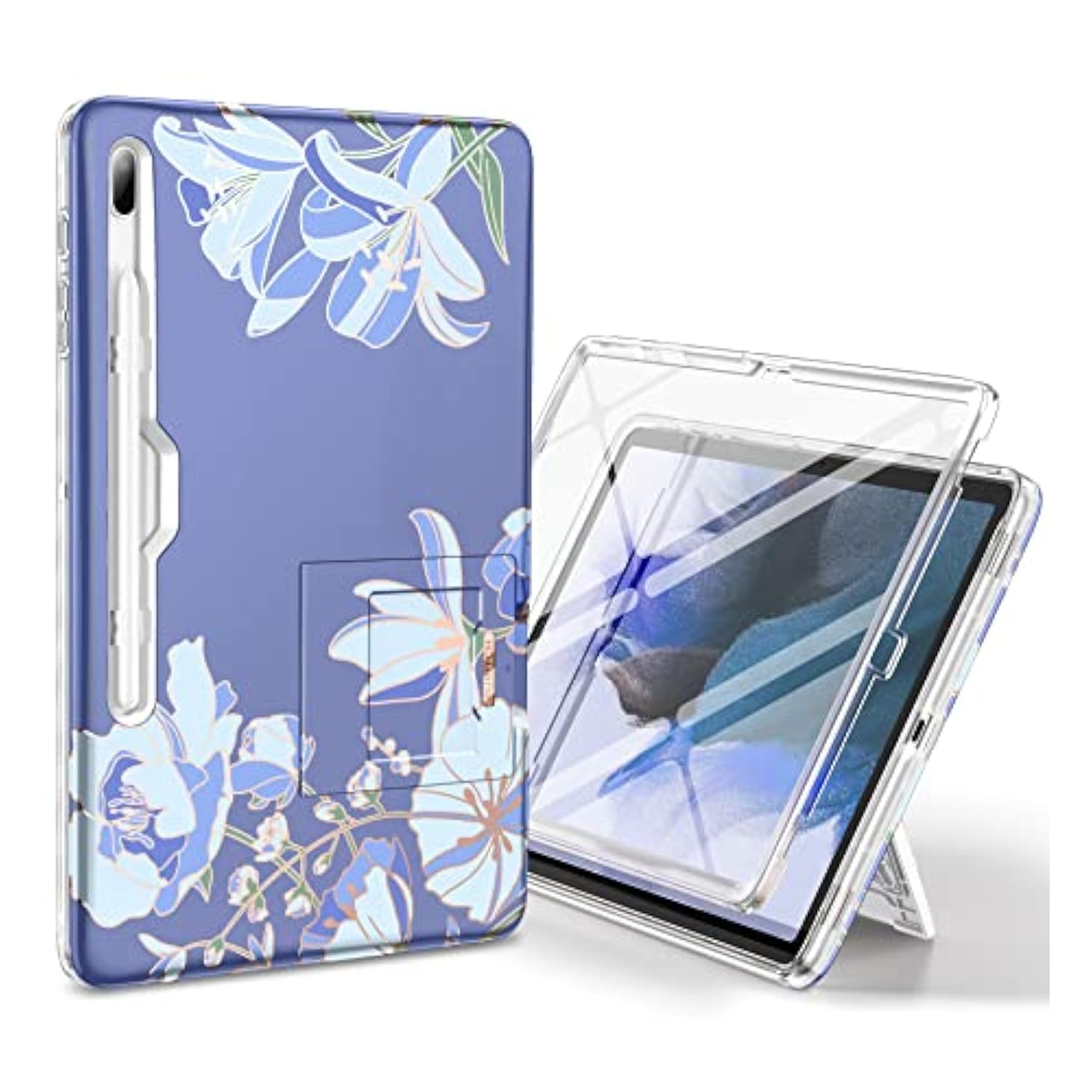 Samsung Galaxy Tab S7 Fe Case For Tablet S7+ Plus, S8+ Plus, Built-In Screen P