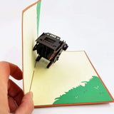 Black Truck Pop Up Birthday Card, Thank You Card, Love Card, Graduation Card, Anniversary Card, Just Because, Romantic Cards For Man, Woman, Lady (Black Truck Pop Up Card)