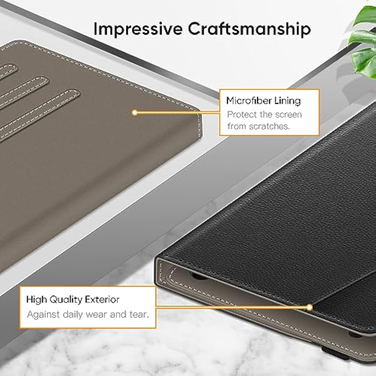 Fintie Universal Case For 911 Inch Tablet [Hands Free] Multiangle Viewing Stand Cover With Pocket For Urao C107, Ecopad, Coopers Cp10, Zzb Zb10, Teclast And More 9" 10" 11" Tablet, Black
