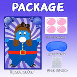 Chocolate Factory Party Decorations Pin The Gum On The Violet Pin Game For Kids Candyland Birthday Party Decorations Halloween Cosplay Party Games For Kids