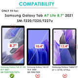 Color Silicone Case For Samsung Galaxy Tab A7 Lite 8.7 2021 (Sm-T220/T225/T227