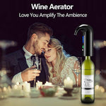 Wine Aerator Electric Wine Decanter Best Sellers One Touch Red -White Wine Accessories Aeration Work With Wine Opener For Beginner Enthusiast - Spout Pourer - Wine Preserver