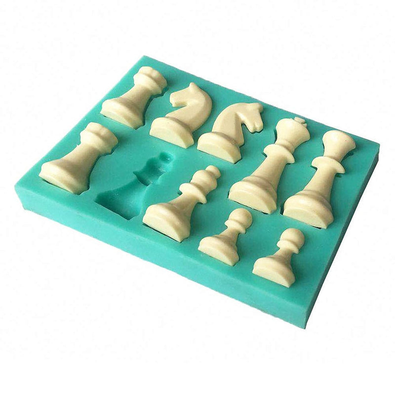 Chess Piece Silicone Fondant Mold Chess Shaped Chocolate Candy Mold Epoxy Resi