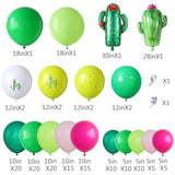 Cactus Fiesta Balloon Garland Kit: Hot Pink & Green Tropical Party Decor