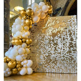 100Pcs Metallic Gold Balloons 12 Inch, Chrome Gold Balloons With Gold Ribbon For Birthday Graduation Engagement Wedding Party Decorations