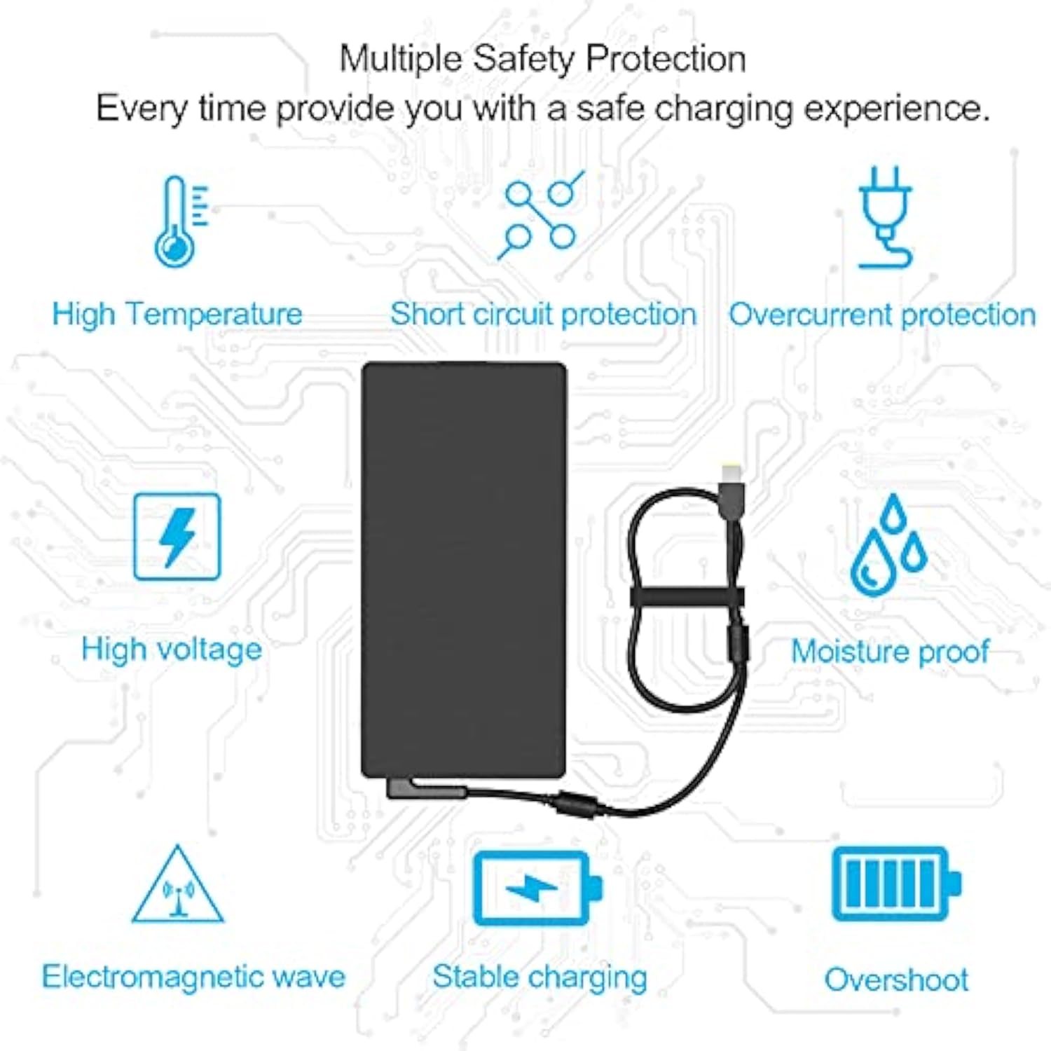 230W Ac Adapter For Lenovo Legion Gaming Laptops & Thinkpad Mobile Workstation