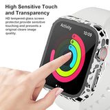 14 Pack Case With Tempered Glass Screen Protector For Watch Series 9 8 7 41Mm, Pc Hard Ultra-Thin Slim Fit Scratch Resistant Bumper Protective Cover For Iwatch S9 S8 S7 41Mm Accessories