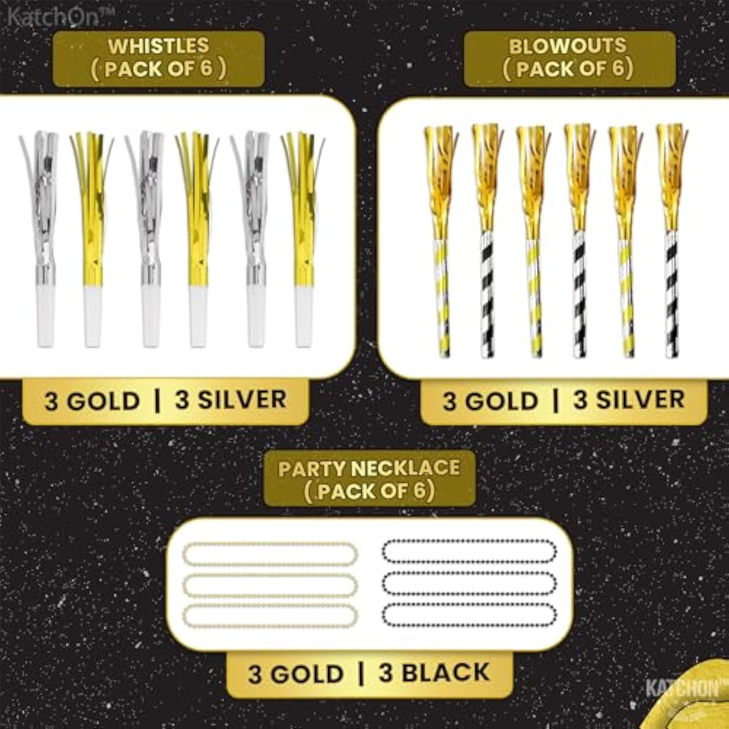74pc New Year Party Favors 2026 Photo Props, Hats, & Noise Makers