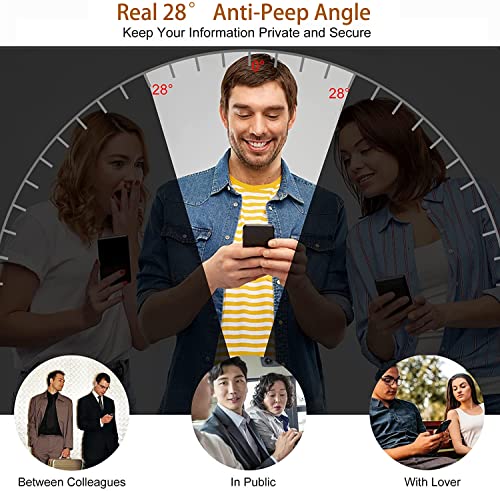 [2+2] for  Galaxy S24 Ultra Privacy Screen Protector Tempered Glass 6.8 Inch with Camera Lens Protector and Easy Installation Tool,