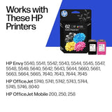 62 Black/Tri-Color Ink (2-Pack) | Works With Envy 5540, 5640, 5660, 7640, Officejet 5740, 8040, Officejet Mobile 200, 250 | Instant Ink Eligible | N9H64Fn | Packaging May Vary